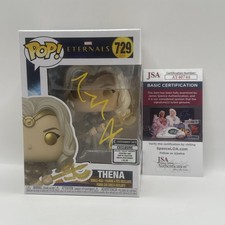 ANGELINA JOLIE SIGNED THENA FUNKO POP 729 THE ETERNALS MARVEL JSA COA AUTHENTIC picture