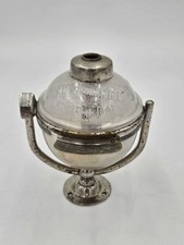 ANTIQUE WEST DISINFECTANT CO NY BEAU BRUMMEL LIQUID SOAP DISPENSER TILTING GLASS picture