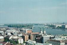 Budapest Hungary FOUND PHOTO Color  Original DANUBE RIVER 95 12 D picture
