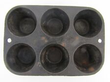 Old Mountain Cast Iron 6 Cup Cake Muffin Pan Corn Bread Pan picture