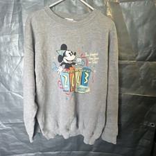 Vtg Disneyland 2003 Happy New Year Sweatshirt Mickey XL picture