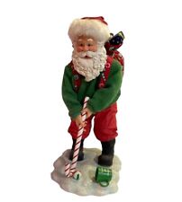 Vintage Clothtique Possible Dreams Santa Playing Golf Sweet Putter 2006 picture