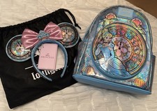 LF Disney Princess Stained Glass Collection Cinderella BAG & EARS picture