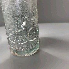 RARE PEPSI COLA STRAIGHT SIDE JACKSONVILLE, FLA Aqua Green EMBOSSED SODA Bottle picture