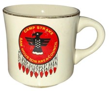 Vintage Boy Scout Sam Houston Area Council Coffee Cup BSA Mug picture