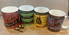 Starbucks Twelve Days of Christmas Coffee Mug Tea Cup Deborah Reinhart Lot of 4 picture