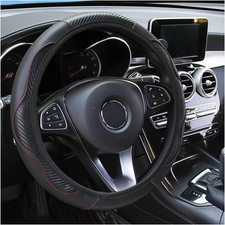 Funda de cuero para volante Protector de rueda de coche de ajuste Universal picture