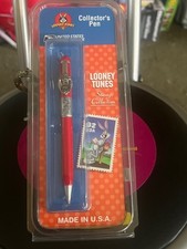Vtg 1997 USPS Looney Tunes TASMANIAN DEVIL Collectors SEALED Ink Pen MADE IN USA picture