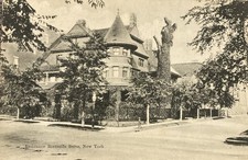 1909 Beautiful Riverside Drive Residence New York City Postcard picture