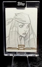 2026 Topps Marvel Mint Elektra Encased Sketch Artist Jessica Hickman Auto 1/1 picture