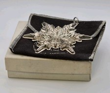Gorham Sterling Snowflake Limited Annual Edition 1972 Ornament picture