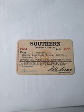 Southern Railway Pass 1924 picture