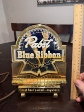Vintage Pabst Blue Ribbon Beer Lighted Sign 1940's 1950's Bathing Suits Rare picture