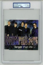 Backstreet Boys (All 5) ~ Signed Autographed Larger Than Life CD Cover ~ PSA DNA picture