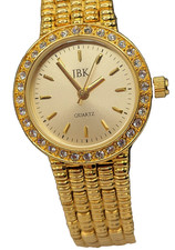 Camrose &Kross Jacqueline Kennedy Seiko Watch JBK Collection Fancy Gold Tone NIB picture