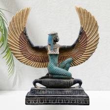 Rare Antique Egyptian Statue of Goddess Isis with Large Wings Pharaonic BC picture