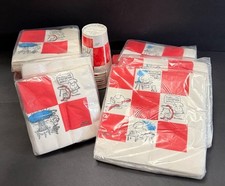 Vtg 1977 American Greeting BBQ Ziggy 6 Luncheon & 6 Beverage Napkins & Cups NOS picture