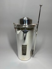 'The Barman' Art Deco recipe Cocktail shaker by Ghiso circa 1930 picture