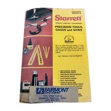 STARRETT TOOLS CATALOG 100th Anniversary Catalog No. 28 Precision Gages & Saws  picture