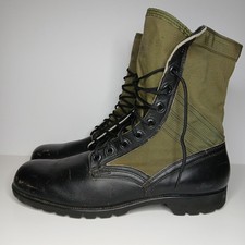 Vintage 1967 Vietnam Genesco SP Spike Protective Jungle Combat Boots 13 Military picture