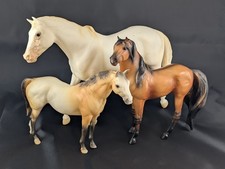 Vintage Breyer Stock Horse Family Set - Bay Stallion, Buckskin Foal & Mare #227 picture