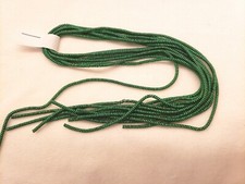 Authentic German Metal Bullion SM. Crinkle Wire Tinsel Green Christmas Ornament picture