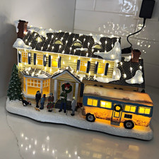 National Lampoons Christmas Vacation Christmas Village Scene. WB Holiday. picture