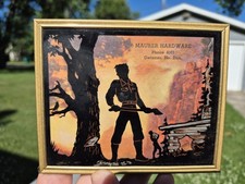 Vintage Gwinner North Dakota Maurer Hardware Store Wall Hanging Advertising picture