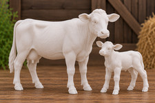 1:9 Traditional Cow & Calf Mother Baby Set 3D Print For Breyer Farm Ranch picture