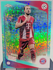 Harry Kane 021/199 TEAL Diamonds Buyback Ballon d'or Topps Chrome UCC 2025/26 #4 picture