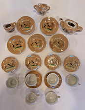 Luster Ware Vintage Mini Tea Set 21 Pieces Japan Replacement Pieces No Chips picture
