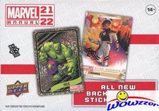 2021/22 Upper Deck Marvel Annual EXCLUSIVE Factory Sealed Blaster Box picture