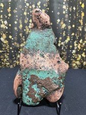 8 Pound Tall Michigan Float Copper W/Green Patina & Polished Copper. W/Video picture