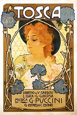 🎵 Tosca (1900s) Opera Art Nouveau Poster - 24x36” - Hi-Res💎 Print - 200 GSM picture