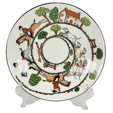Crown Staffordshire Hunting Scene Made in England picture
