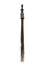 #6604 Vintage African Baule Maternity Broom With Female Figure 29