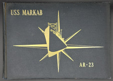 USS MARKAB AR-23 1964-1965 WESTPAC Cruise Book US Navy Deployment Yearbook picture