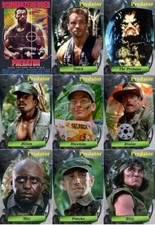 Predator (1987) movie trading cards. Schwarzenegger Weathers Landham Ventura picture