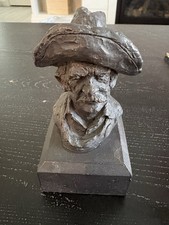 Vintage 1969 Michael Garman Western Cowboy  Sculpture Scout Bust Figurine picture