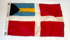 Vintage Bahamas Nautical Flag Dura-Lite Dettra Flag 12 x 18 picture