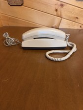 Vintage ITT Off-white Trimline Wall or Desk Phone Push Button Telephone picture