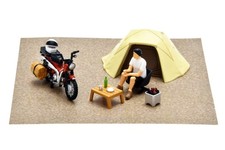TOMYTEC 334583 Geocolle 64# Car Snap 30a Solo Camping Honda CT125 Hunter Cub picture