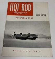 Hot Rod Magazine December 1949 Volume 2 Number 12 Twin Tank Streamliner picture
