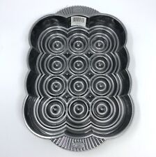 WILTON Dimensions Cast Aluminum Decorative Circles Pan 10 Cup Rectangular picture