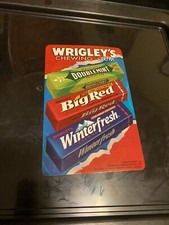 Big Red Wrigley's Chewing Gum Store Display Rack Vending Machine Decal Sticker picture