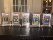 Yugioh EHC 1&2 Sparkman, Clayman, Avian, Thunder Giant & Burstinatrix PSA 9 MINT picture