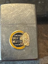 Zippo Lighter Chicago Great Western Railroad picture