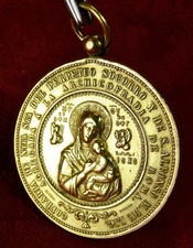 O.L. of Perpetual Help Redemptorists St. Alphonsus Liguori Signed Kessing Medal picture