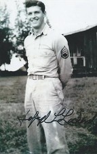 Joseph Lockard auto 4x6 photo World War II Pearl Harbor Radio Operator LOOK picture