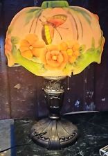 Pairpoint  Reverse Painted Floral Lamp & Base 24